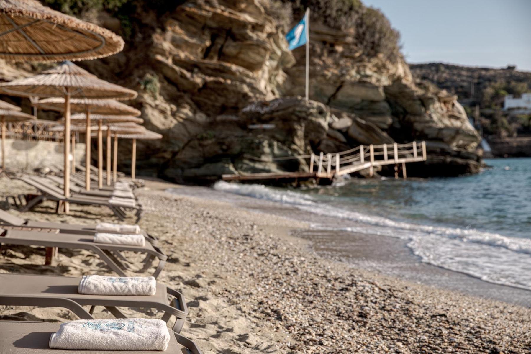 Aneroussa Beach Hotel Batsi  Exterior foto